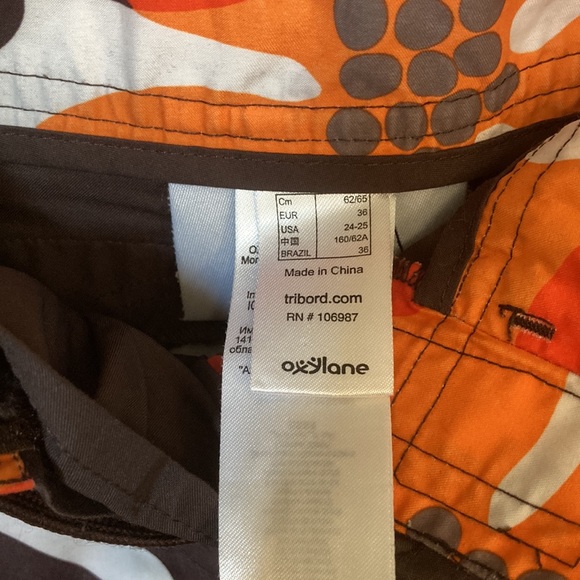 70’s retro print board shorts - Picture 4 of 6